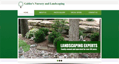 Desktop Screenshot of gablerslandscaping.com